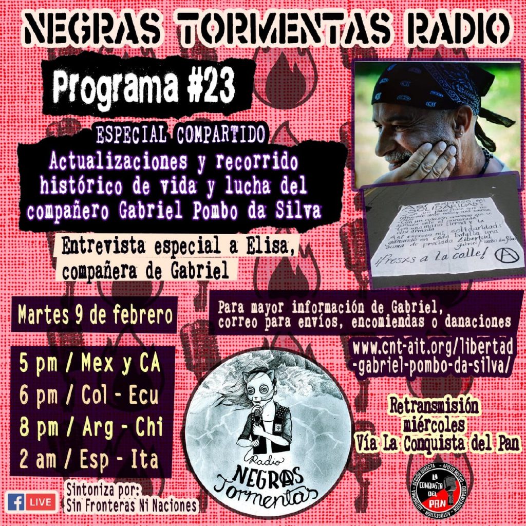 podcast radio negras tormentas gabriel pombo da silva