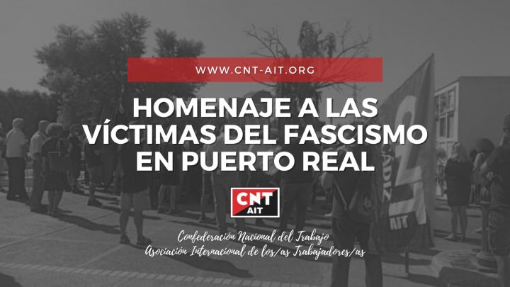 Cádiz || Concentración en homenaje a las víctimas del fascismo en Puerto Real