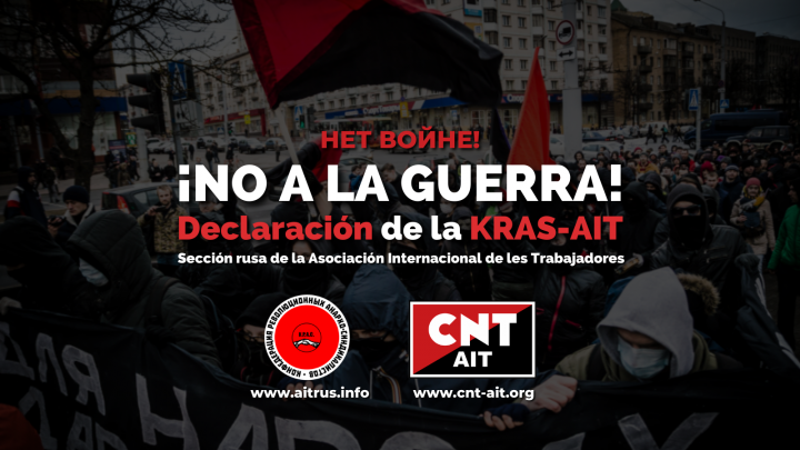 ¡NO A LA GUERRA! Declaración de KRAS-AIT