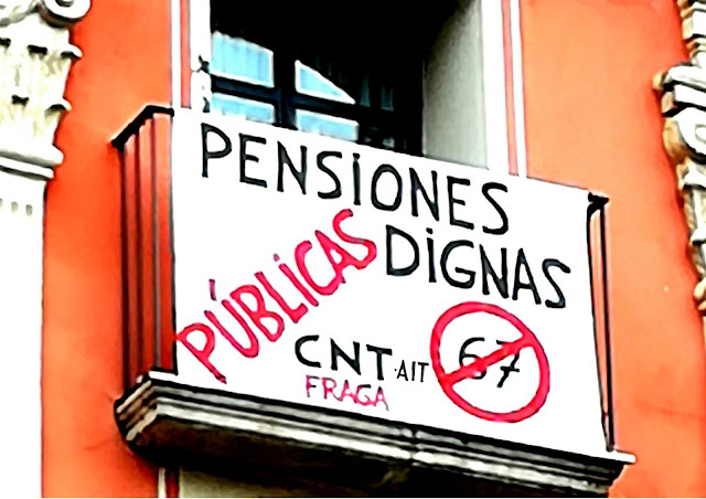 Por unas Pensiones dignas y universales. No a los Planes de Pensiones de Empleo del gobierno.