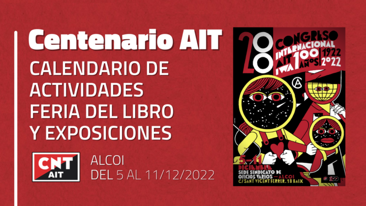 Centenario de la AIT (IWA): Calendario de actividades.