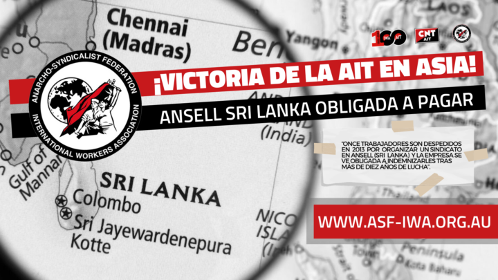 ¡Victoria! Los trabajadores de Sri Lanka ganan su pulso contra la multinacional Ansell