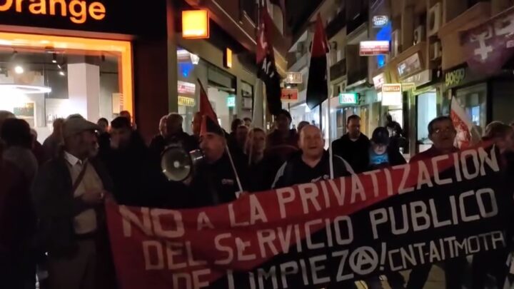 CNT-AIT Motril contra la privatización de la Limpieza Municipal