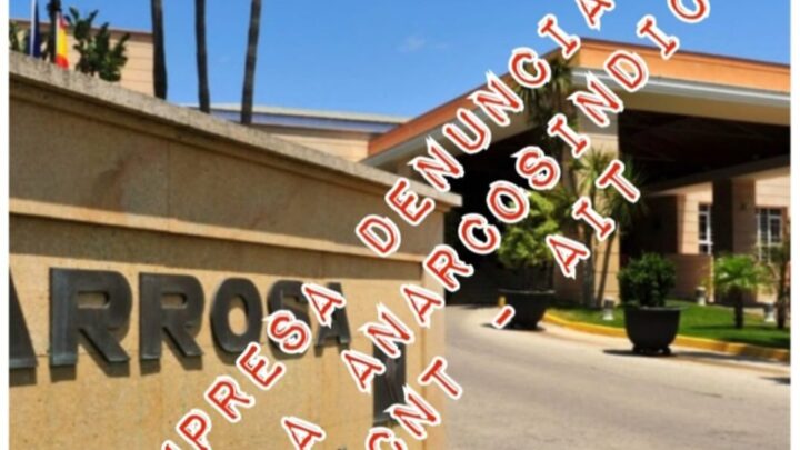 CNT-AIT de Chiclana denuncia ante Inspección de Trabajo irregularidades en el Hotel Barrosa Park y a la empresa JUMARI S.A.