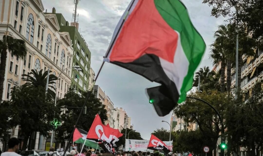 Cádiz: Breve crónica sobre la huelga general por Palestina del 15 de octubre