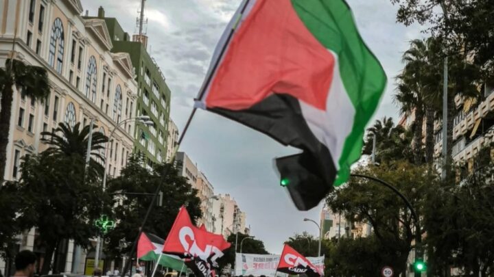 Cádiz: Breve crónica sobre la huelga general por Palestina del 15 de octubre